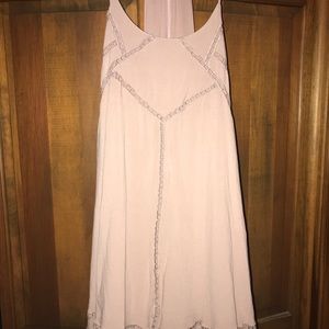 Blush racerback swing dress